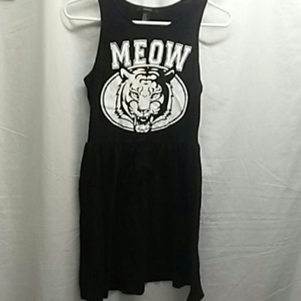 Black Dress with graphic